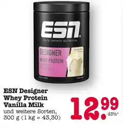 E-Center Esn designer whey protein vanilla milk Angebot
