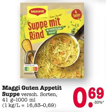 E-Center Maggi guten appetit suppe mit rind Angebot