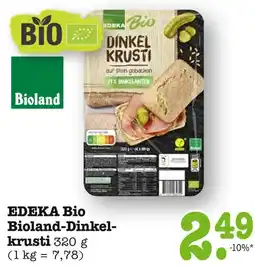 E-Center Edeka bio bioland-dinkelkrusti Angebot