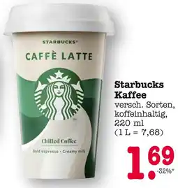 E-Center Starbucks kaffee Angebot