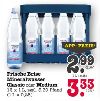 E-Center Frische brise mineralwasser classic Angebot