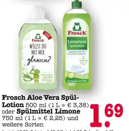 E-Center Frosch aloe vera spül-lotion Angebot