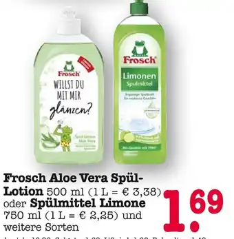 E-Center Frosch aloe vera spül-lotion Angebot