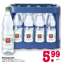 E-Center Rhönsprudel medium Angebot
