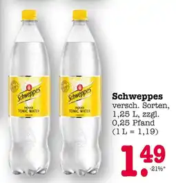 E-Center Schweppes schweppes Angebot