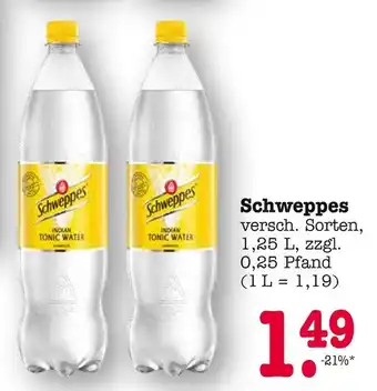 E-Center Schweppes schweppes Angebot