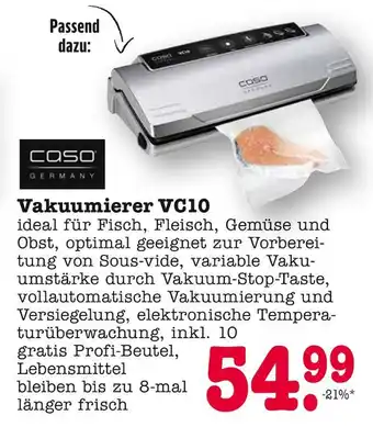 E-Center Caso germany vakuumierer vc10 Angebot