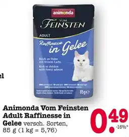 E-Center Animonda vom feinsten adult raffinesse in gelee Angebot
