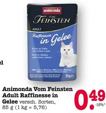 E-Center Animonda vom feinsten adult raffinesse in gelee Angebot