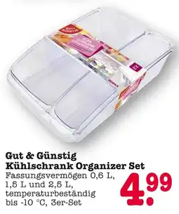 E-Center Gut & günstig kühlschrank organizer set Angebot