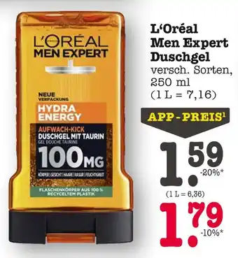 E-Center L'oréal men expert duschgel Angebot