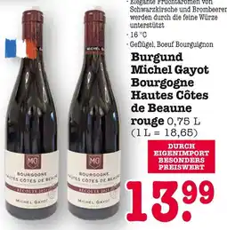 E-Center Michel gayot bourgogne hautes côtes de beaune rouge Angebot