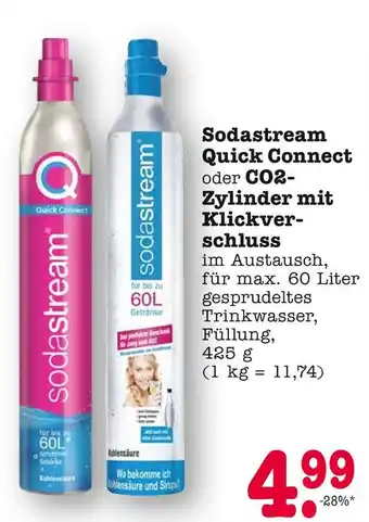 E-Center Sodastream quick connect Angebot
