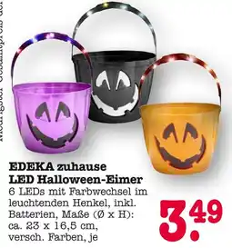 E-Center Edeka zuhause led halloween-eimer Angebot