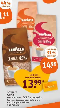 tegut Lavazza crema e aroma Angebot
