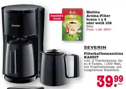 E-Center Melitta aroma-filter braun 1 x 4 oder weiß 102 Angebot