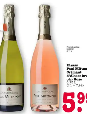 E-Center Paul mittnacht crémant d’alsace brut Angebot