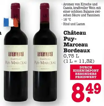 E-Center Château puy-marceau bordeaux Angebot