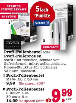 E-Center Caso germany profi-folienbeutel Angebot