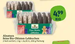tegut Alnatura feine bio-oblaten-lebkuchen Angebot