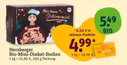 tegut Herzberger bio-mini-dinkel-stollen Angebot