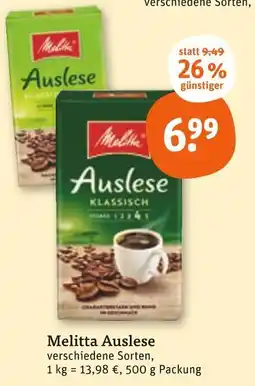 tegut Melitta auslese Angebot