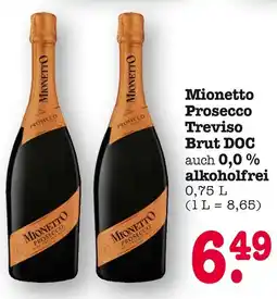 E-Center Mionetto prosecco treviso brut doc Angebot