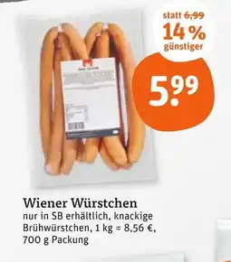 tegut Wiener würstchen Angebot