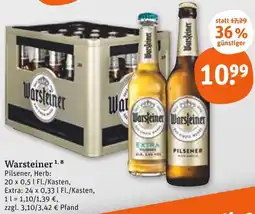 tegut Warsteiner pilsener, herb Angebot