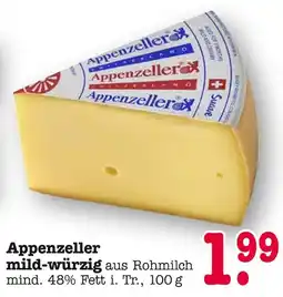 E-Center Appenzeller mild-würzig Angebot