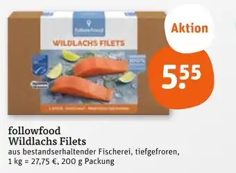 tegut Followfood wildlachs filets Angebot