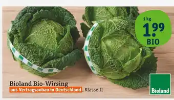 tegut Bioland bio-wirsing Angebot
