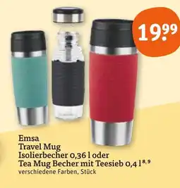 tegut Emsa travel mug isolierbecher Angebot