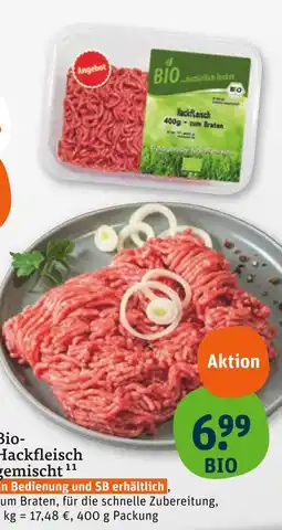 tegut Bio-hackfleisch gemischt Angebot