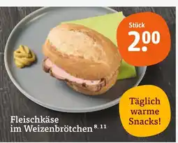 tegut Fleischkäse im weizenbrötchen Angebot