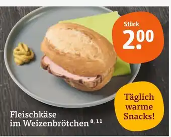 tegut Fleischkäse im weizenbrötchen Angebot