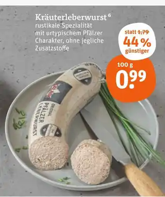 tegut Kräuterleberwurst Angebot