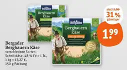 tegut Bergader bergbauern käse Angebot