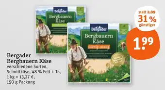 tegut Bergader bergbauern käse Angebot