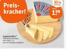 tegut Appenzeller Angebot