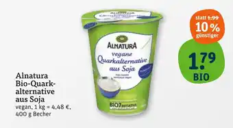 tegut Alnatura bio-quarkalternative aus soja Angebot