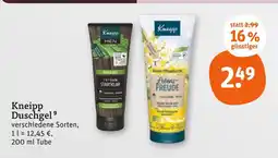 tegut Kneipp duschgel Angebot