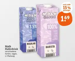 tegut Mølk haferdrink Angebot