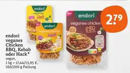 tegut Endorí veganes chicken bbq Angebot
