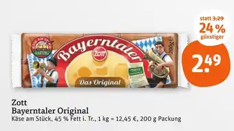 tegut Zott bayerntaler original Angebot