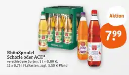tegut Rhönsprudel schorle Angebot