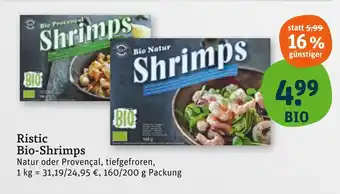 tegut Ristic bio-shrimps natur Angebot