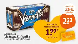 tegut Langnese viennetta eis vanille Angebot