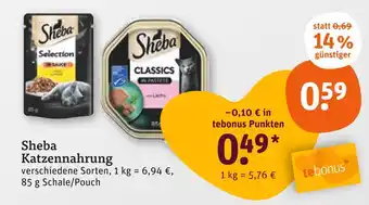 tegut Sheba selection in sauce Angebot