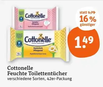 tegut Cottonelle sensitive pflegend Angebot